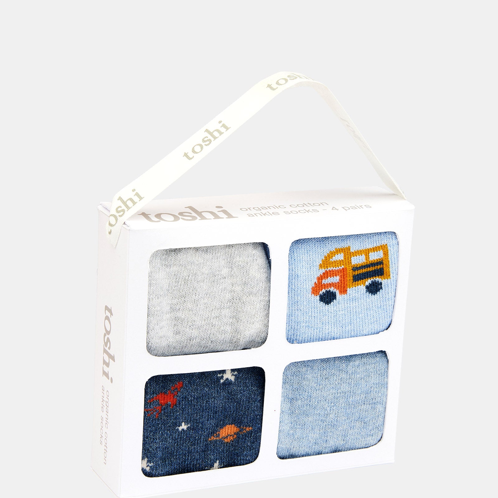 Organic Socks Gift Box Ankle - assorted