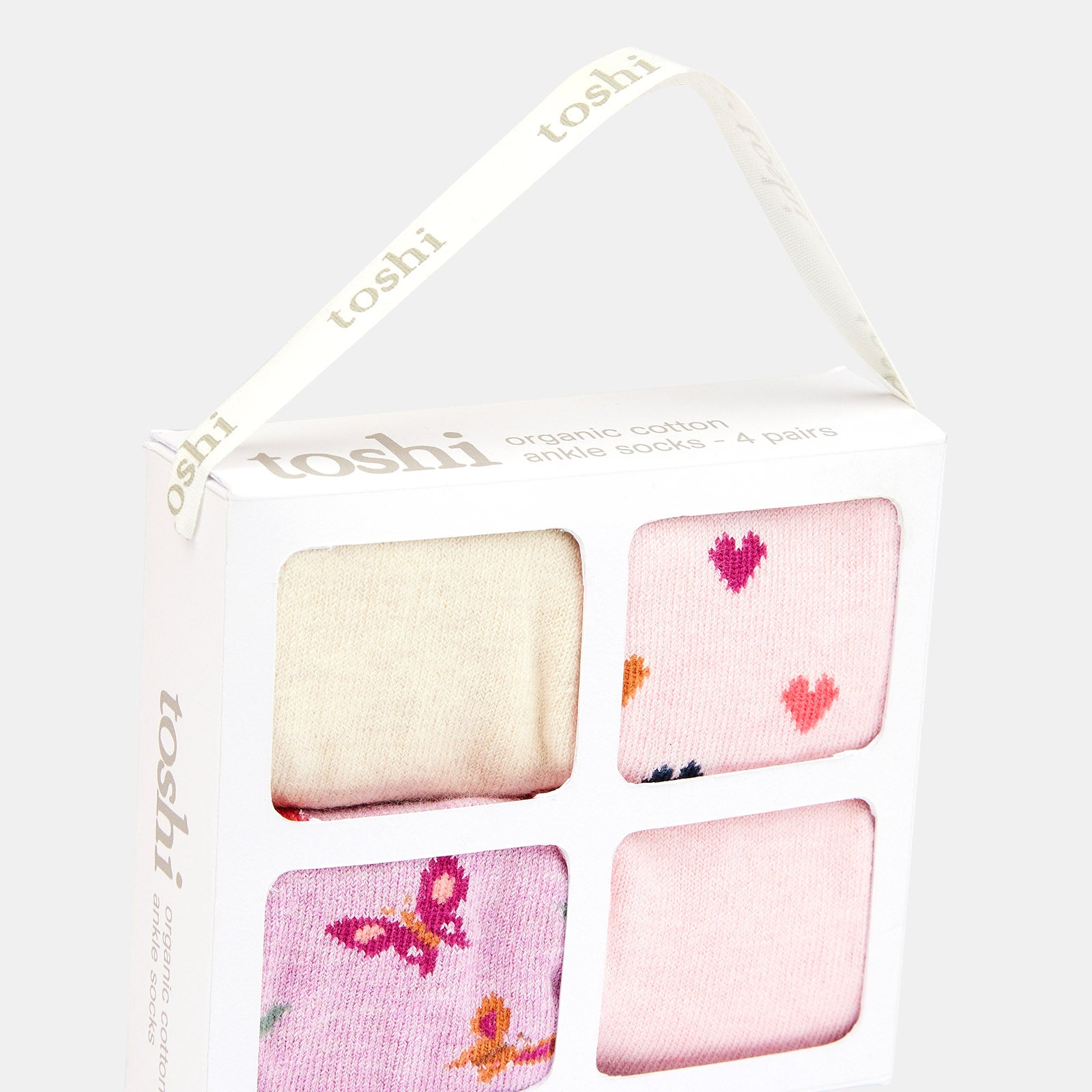Organic Socks Gift Box Ankle - assorted