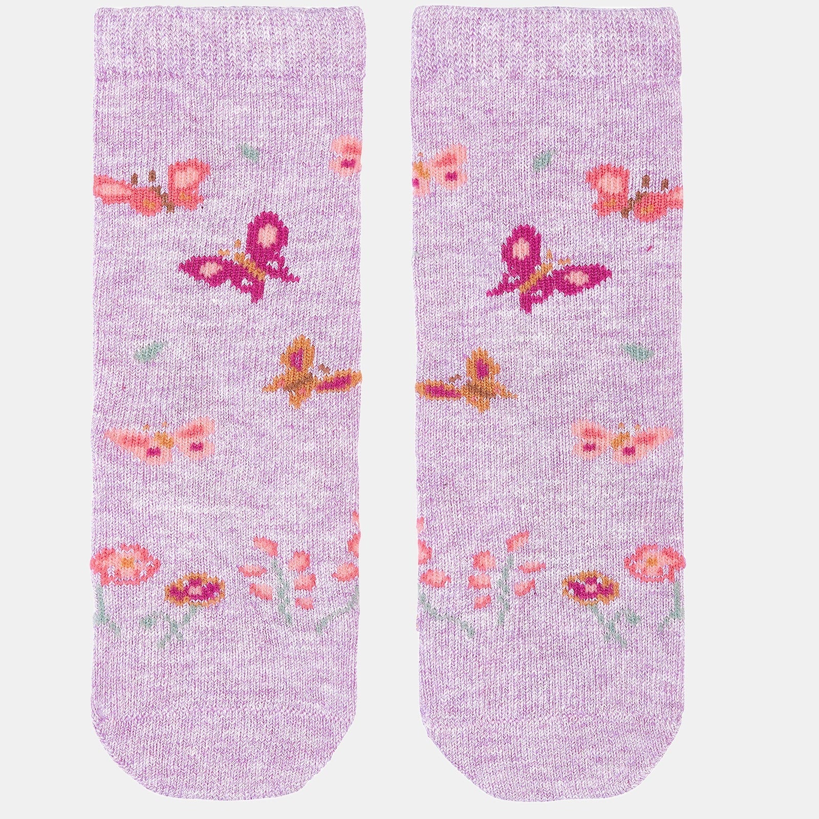 Organic Socks Knee Jacquard