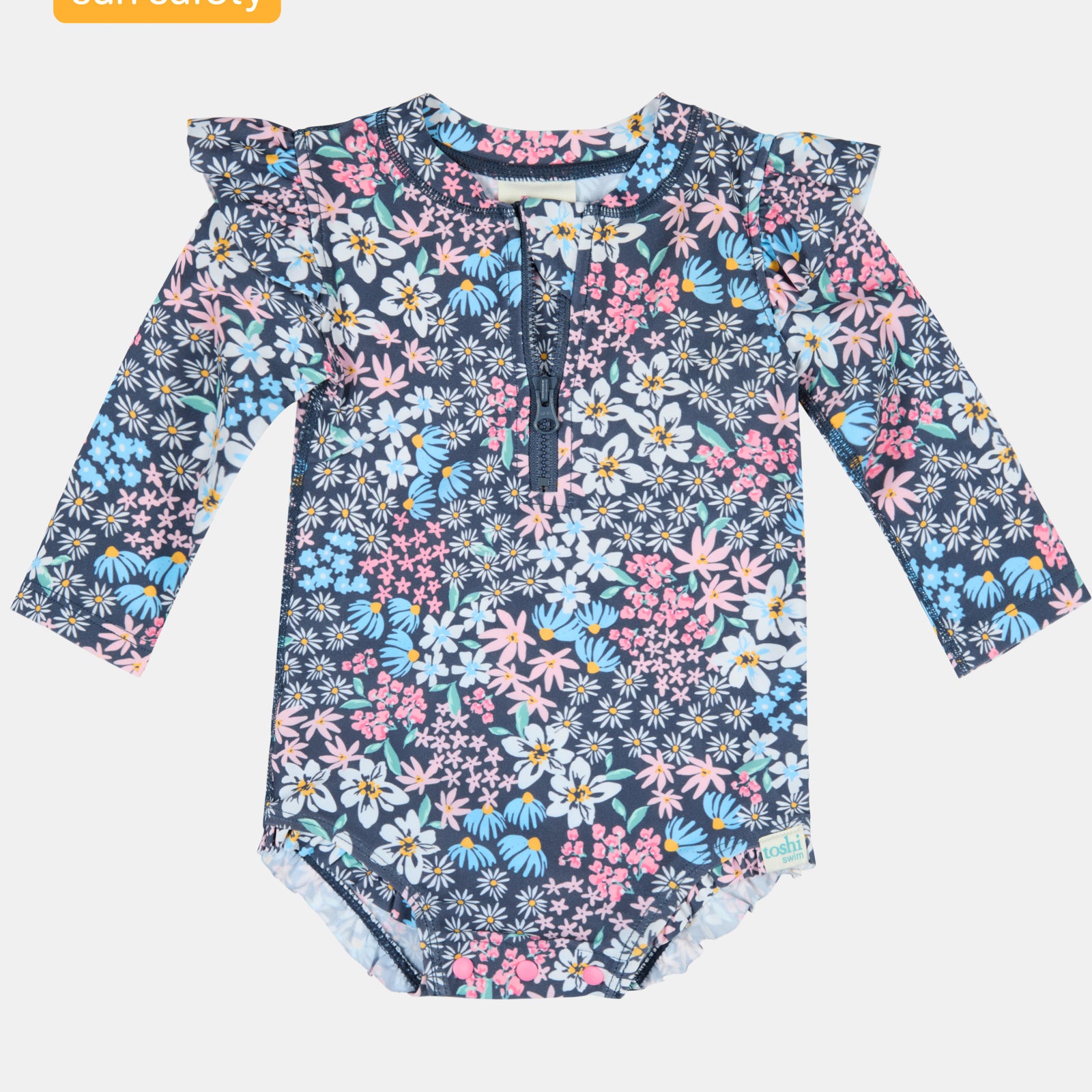Swim Onesie L/S Ripple