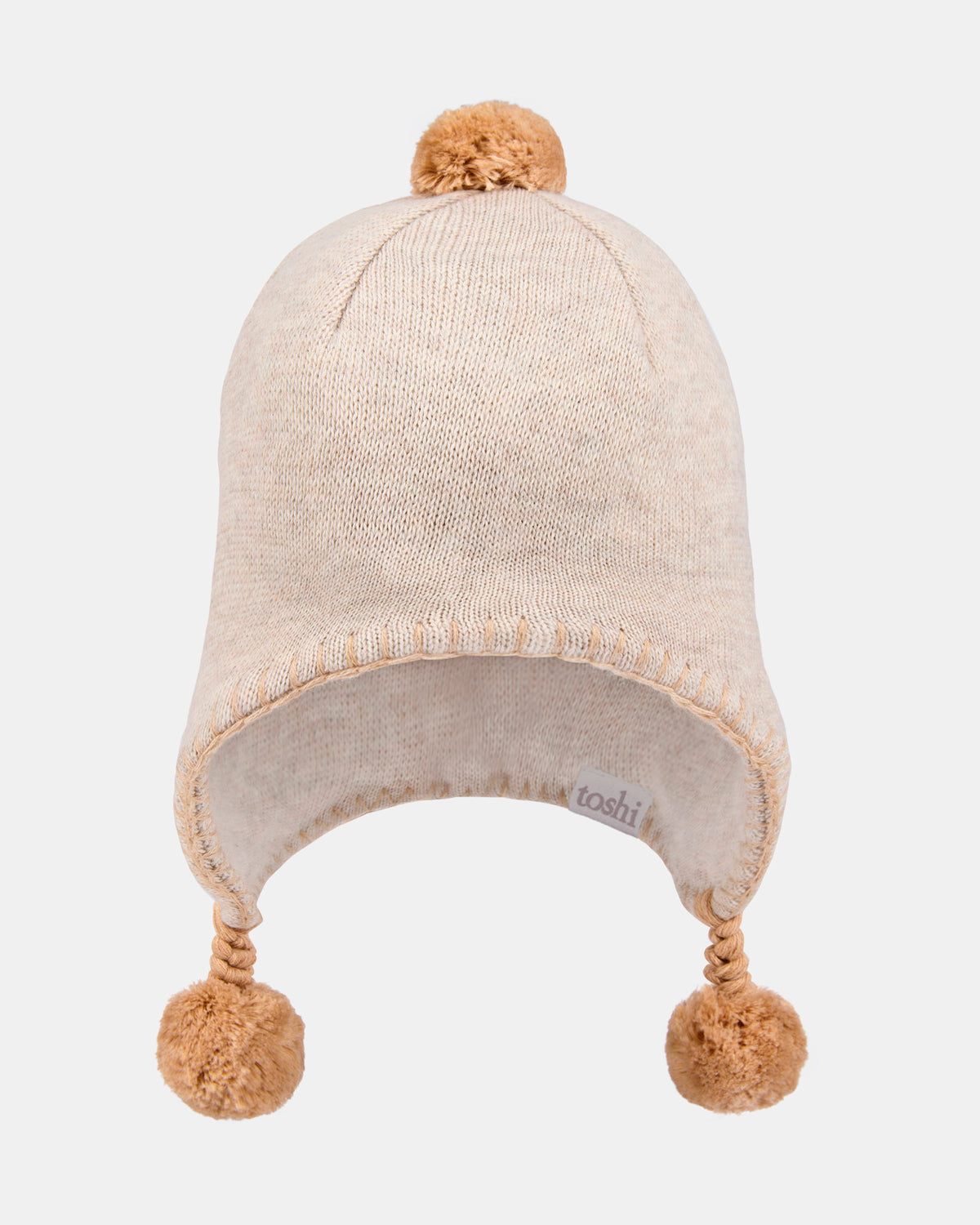 Baby Earmuff | Beige Dogs | Certified 100% Organic Cotton Yarn | Toshi ...