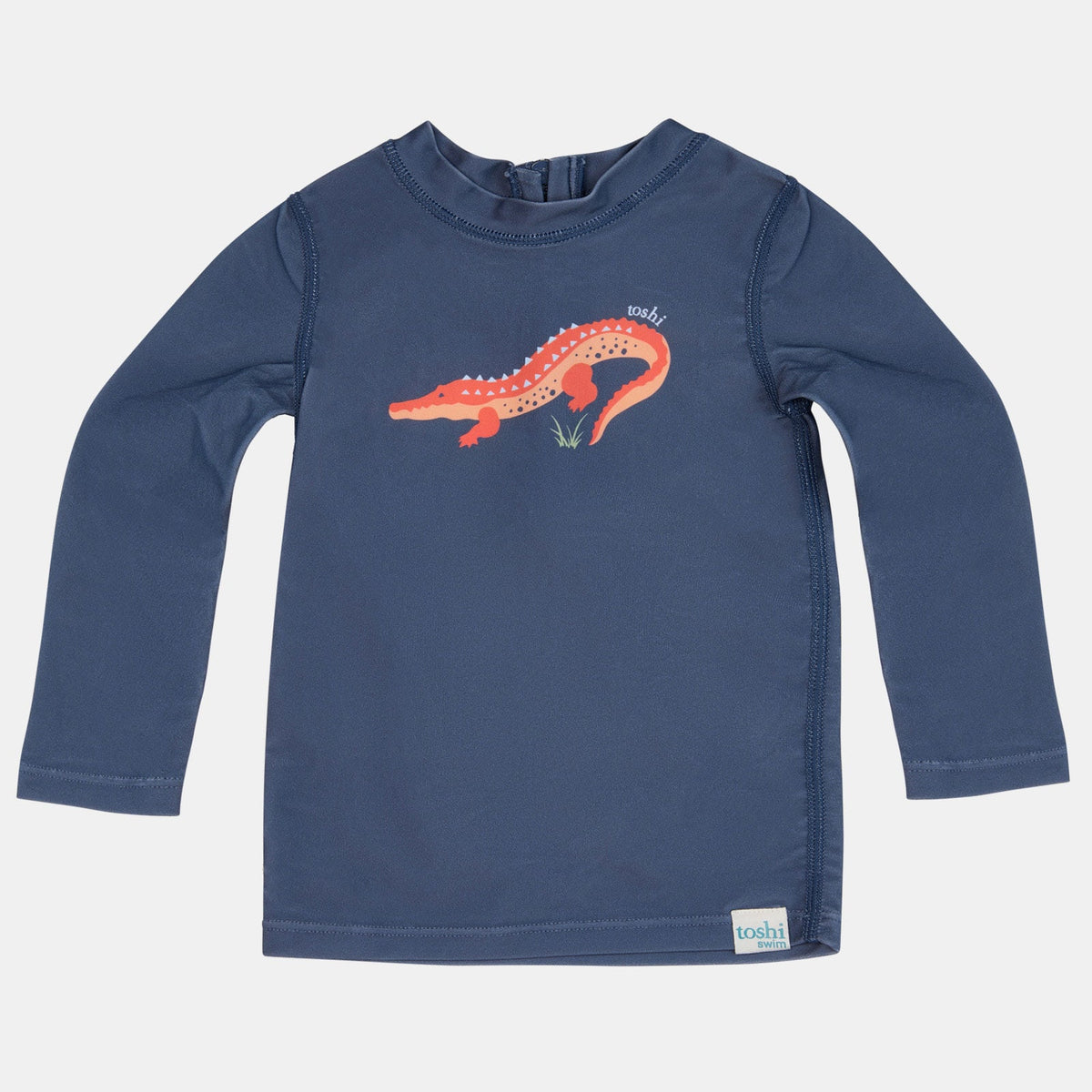 Baby Swim Rashie | Navy Animals | UPF 50+ | Toshi - Designed in AU